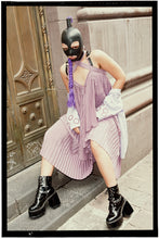 Load image into Gallery viewer, Hand pleated halter dress & skirt
