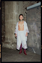 Cargar imagen en el visor de la galería, Falda envolvente de lino / Linen wrap skirt