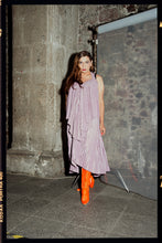 Load image into Gallery viewer, Hand pleated halter dress & skirt