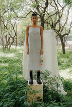 Load image into Gallery viewer, Long Embroidered Strap Dress