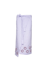 Falda envolvente de lino / Linen wrap skirt