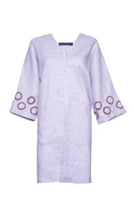 Cargar imagen en el visor de la galería, Abrigo T Lila / Embroidered Jacket