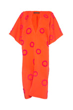 Load image into Gallery viewer, Maxi Huipil T embroidered dress