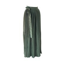 Load image into Gallery viewer, Hand pleated wrap maxi skirt 05