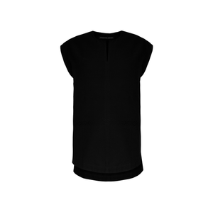 Camisa de telar sin mangas [Sleeveless shirt] NEGRO
